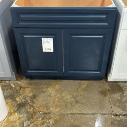 36'' Navy Blue Bathroom Vanity