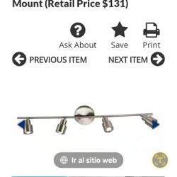 Left Flush Led  Mount