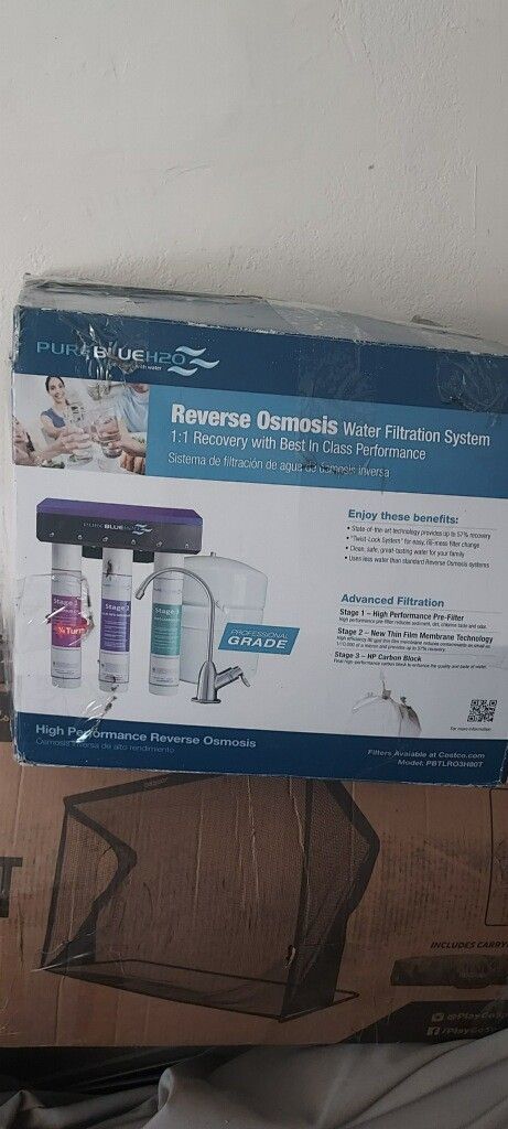 Pure Blue H20 Reverse Osmosis Water Filtration System