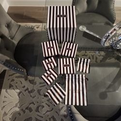 HENRI BENDEL ORIGINAL AUTHENTIC Boxes And Jewlery Bags 9 Pcs