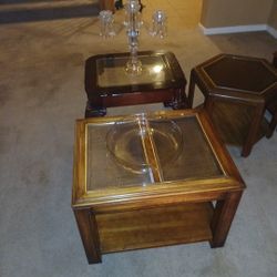 In tables with glasstops