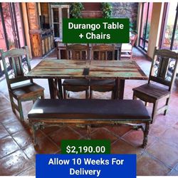 Durango Table+ Chairs 
