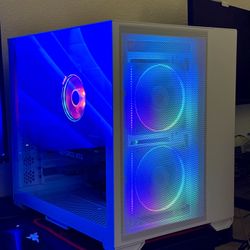 Custom White High End PC