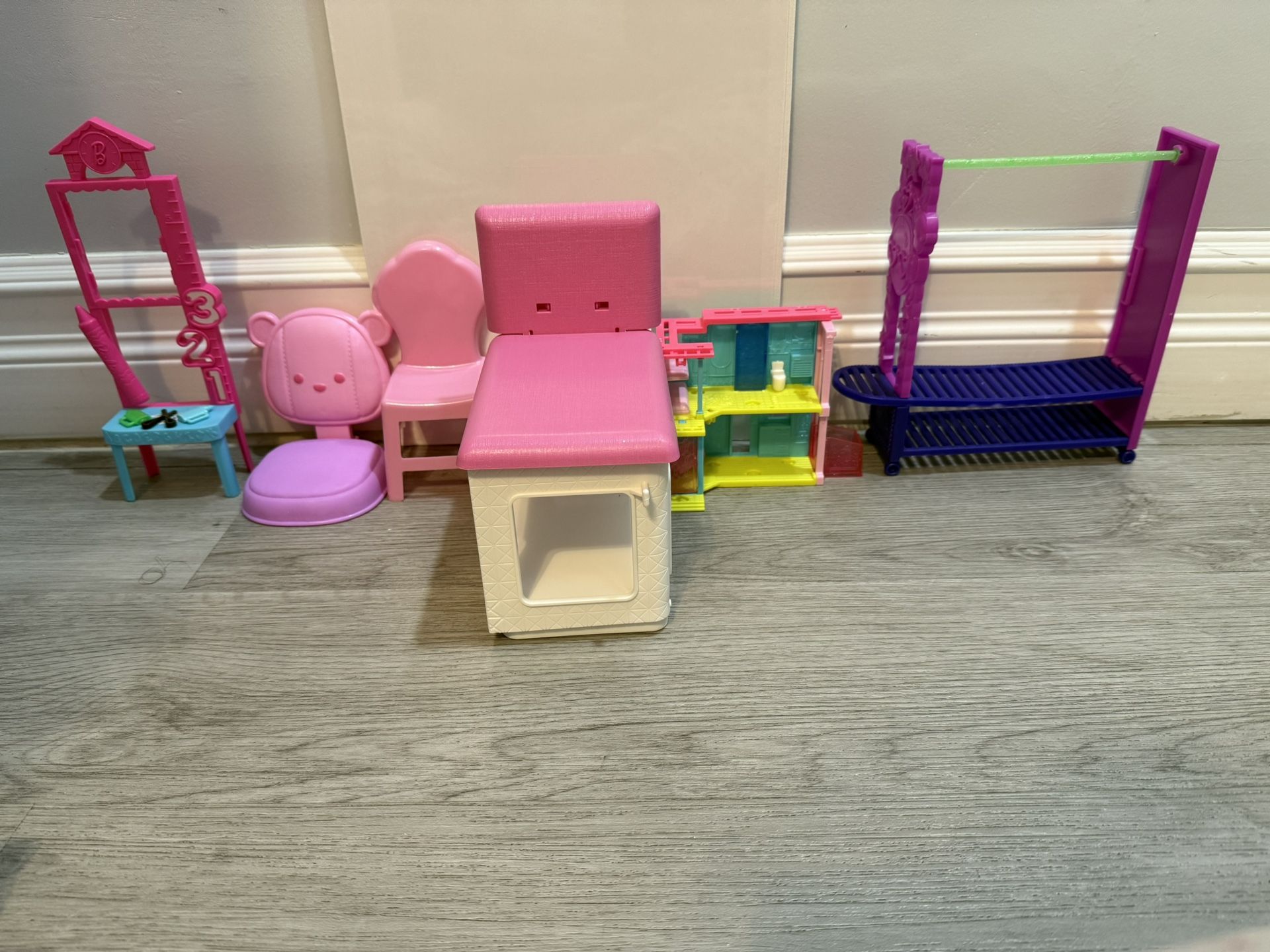 Huge Barbie & Doll Accessory Bundle – Furniture, Pets, Clothes, Bags, Food & Playsets – 100+ Pieces