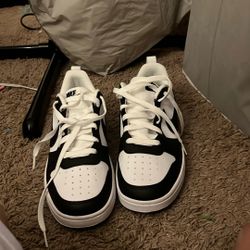 Nike Court Borough Low Recraft sneakers in black and white