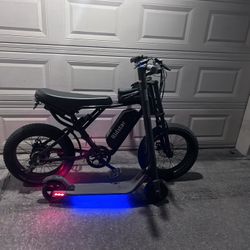 Ridstar Q20 (used). Along With A Slightly Used Ninebot Electric Scooter 