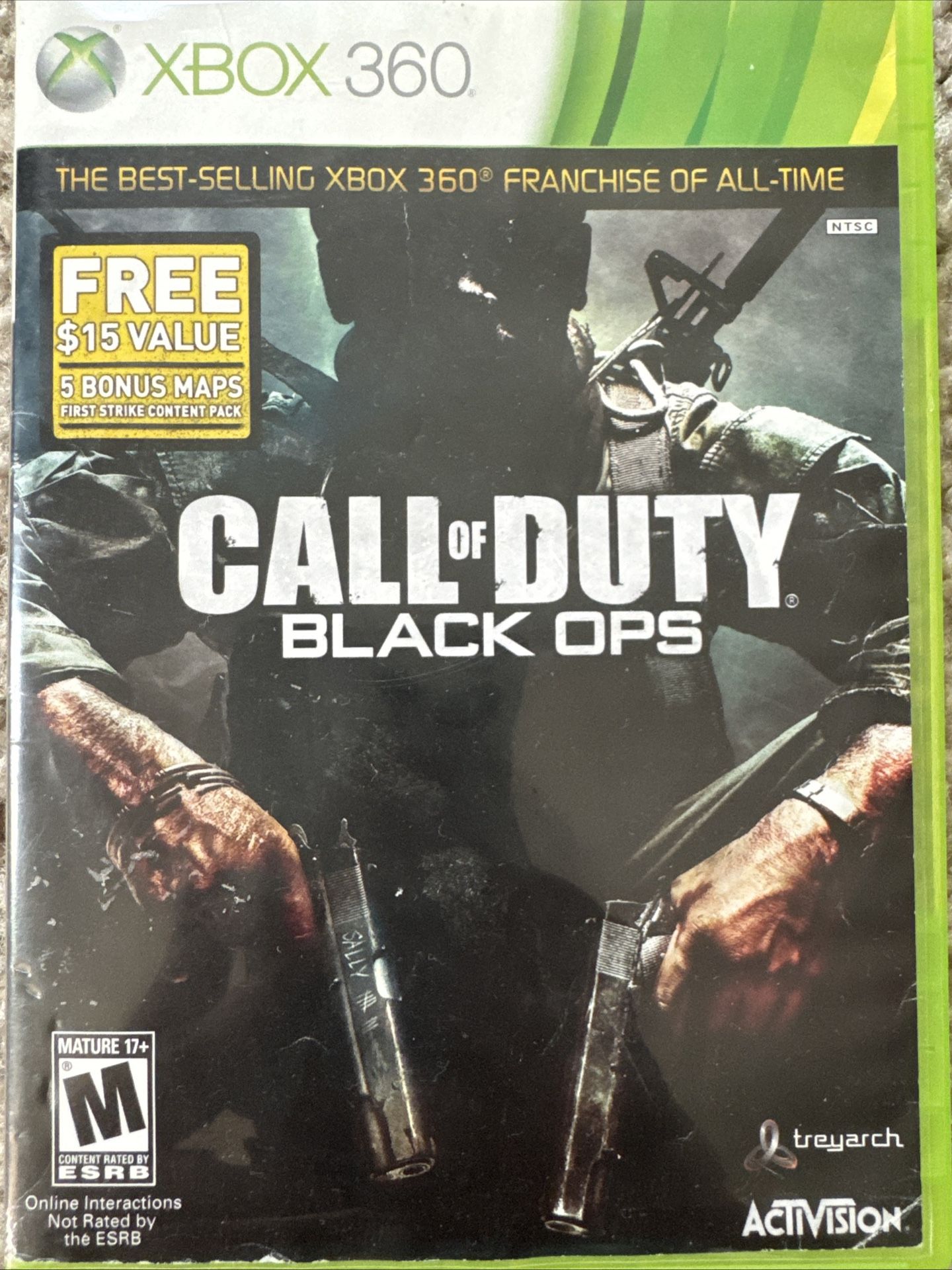 Call of Duty: Black Ops I (Xbox 360) with Extra 5 Bonus Maps, Ready To Play