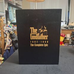 Vintage Godfather VHS 3 Tape Box Set Complete 3 Tape Edition W/Original Booklet Insert - In Mint Condition
