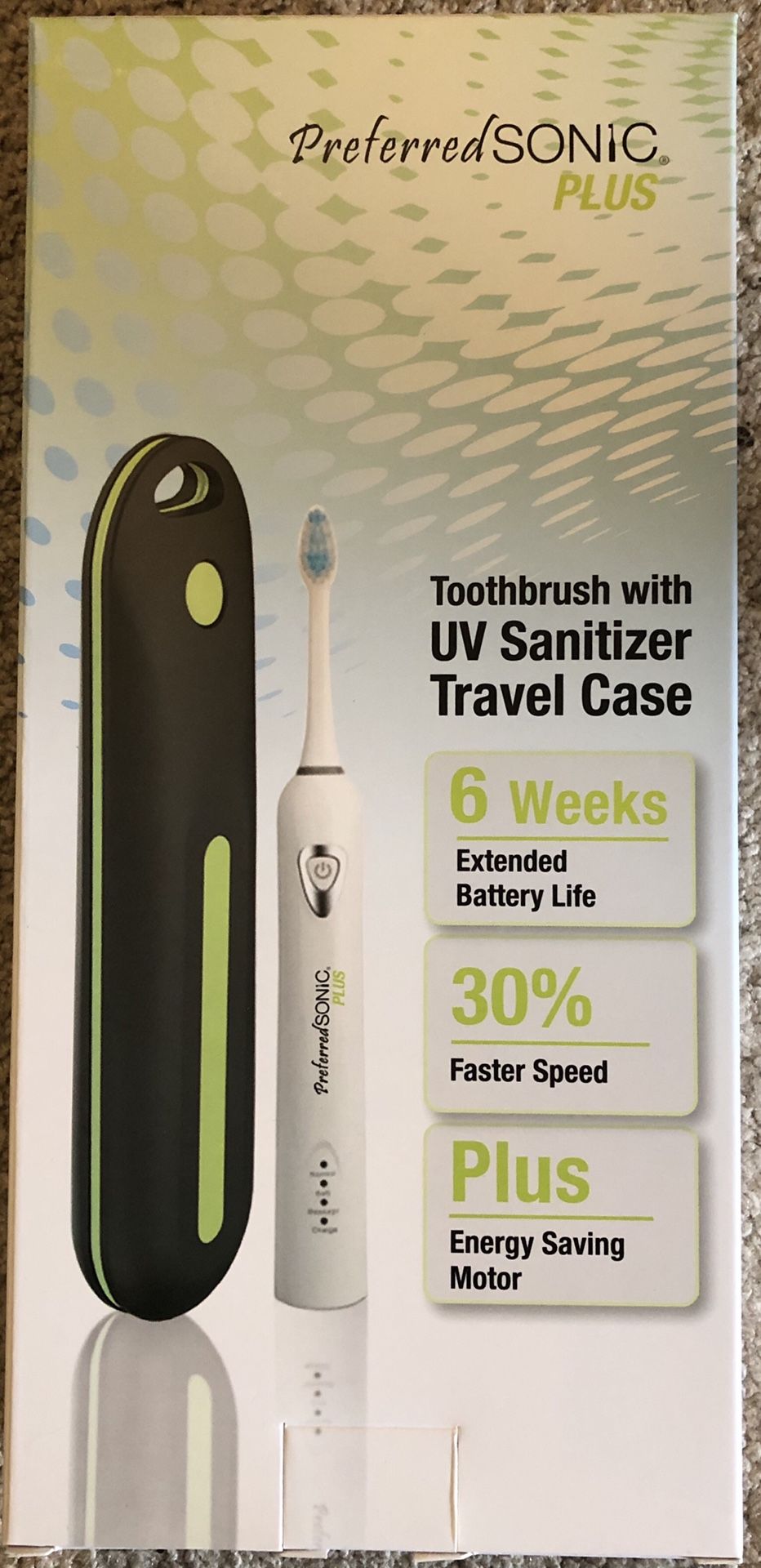 Brand New Preferred Sonic Plus Toothbrush