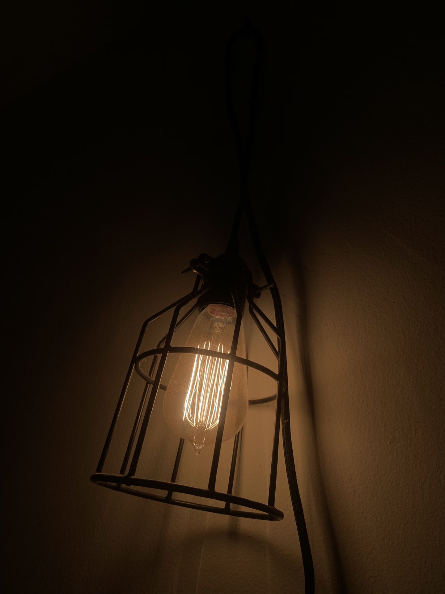 Vintage Cage Light Lamp