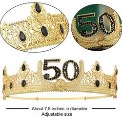 50 Birthday Crown
