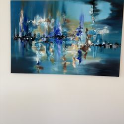 Abstract Painting In Oil (36”x24”) $70