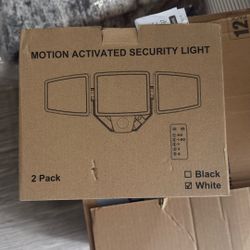 motion-activated security light