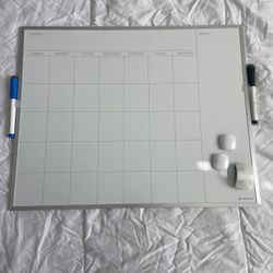 U Brands Magnetic Dry Erase Calendar Board