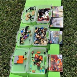 LEGO Blocks In 3 ArtBin Containers 