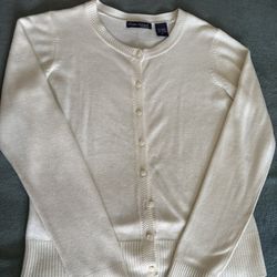 White Long Sleeve Button Up 