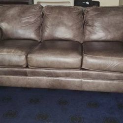 Leather sofa