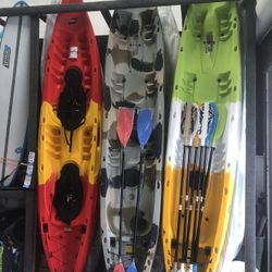 New double kayaks sold separately $799 each  In Stock