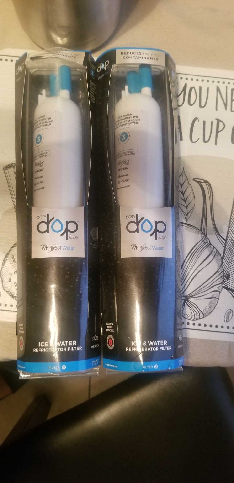 Brand new water filters