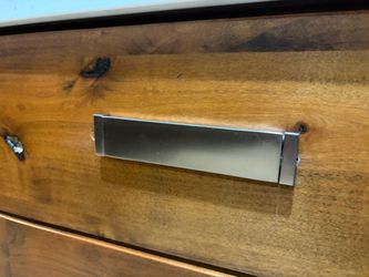 IKEA KORREKT Long Drawer Pull #18260 10 Pulls Total Brushed Nickel USED