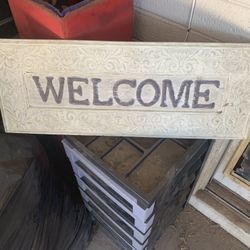 Welcome sign