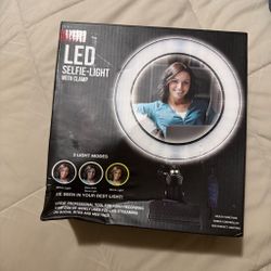 LED Selfie Ring Light with Clamp