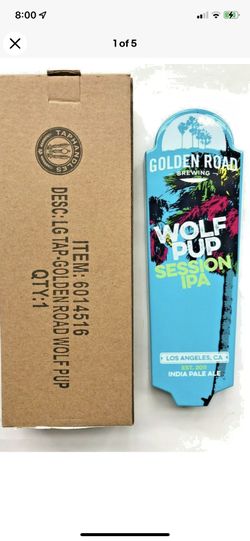 Golden Road Wolf Pup Session IPA BEER TAP HANDLE BRAND NEW IN BOX