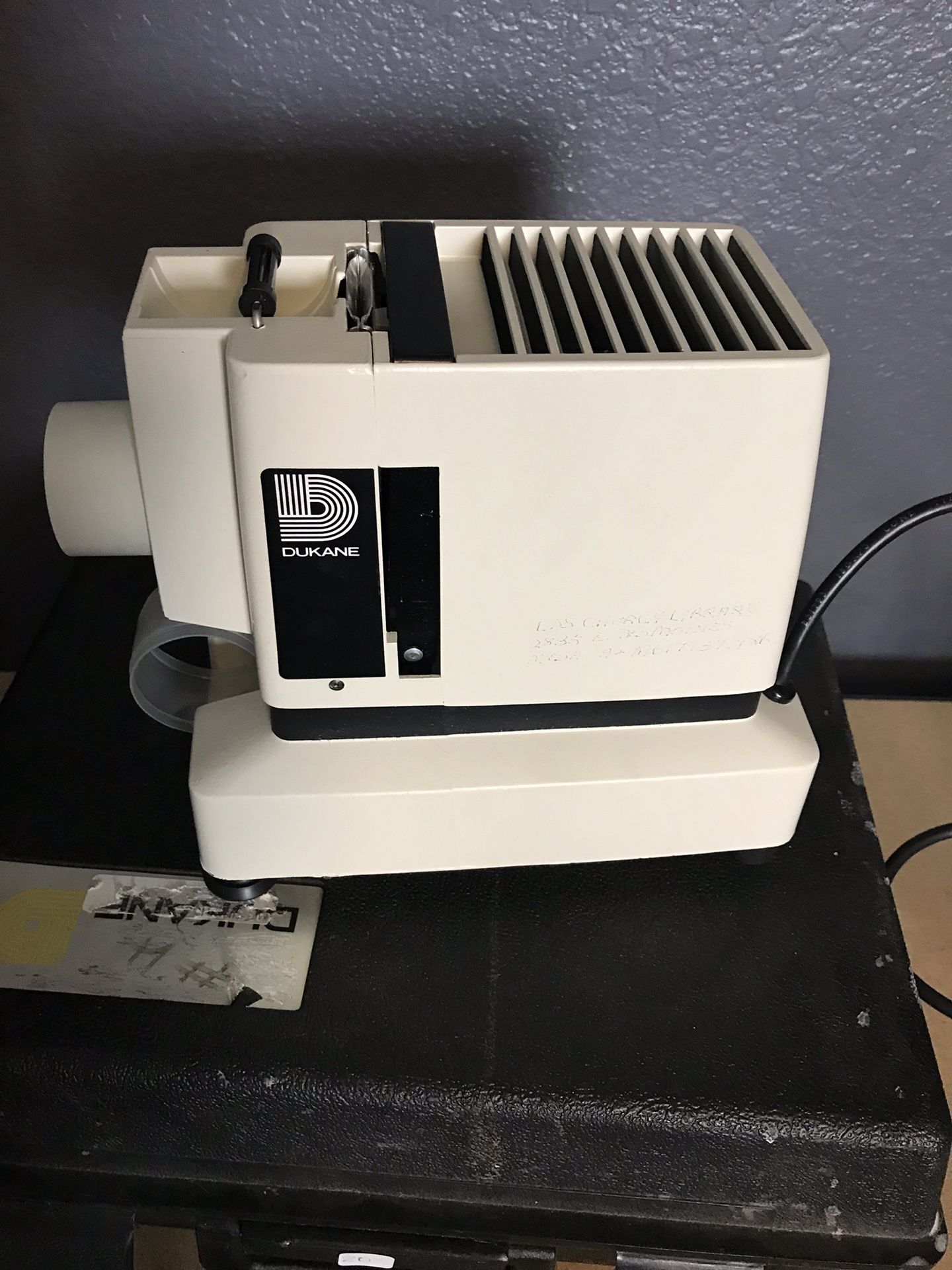 DUKANE filmstrip slide projector