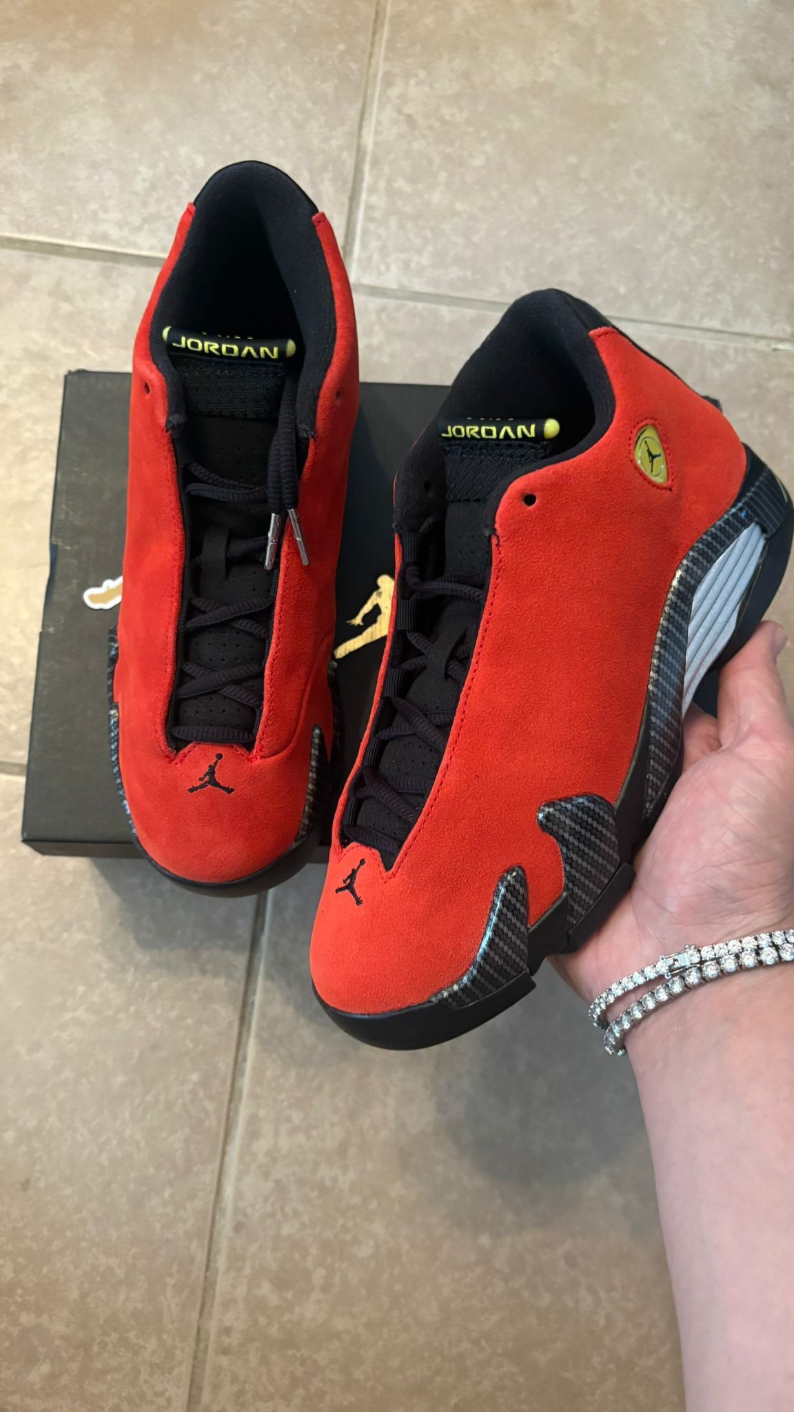 Air Jordan 14 Retro ‘Ferrari’ 2025 Size 6Y