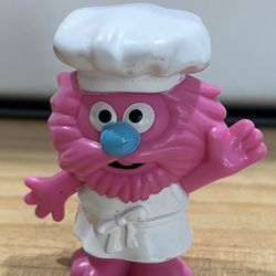 MUPPETS CHEF GONGER FROM THR MONSTER FOODIE TRUCK - 3 INCH PLASTIC FIGURE - RARE