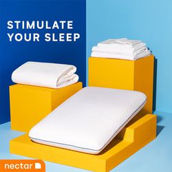 Brand New Luxury Resident Serenity Sleep Bundle by Nectar (Queen Sheet Set, 2 Cooling Pillows, Anti-microbial Mattress Protector)