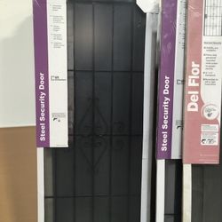 Steel security door