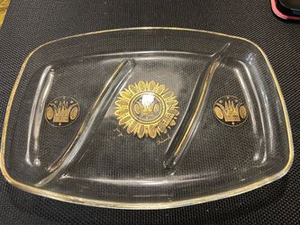 George Briard Glass Serving Dish