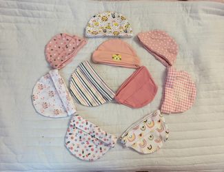 Newborn baby girl hats, gorros de Bebe niña