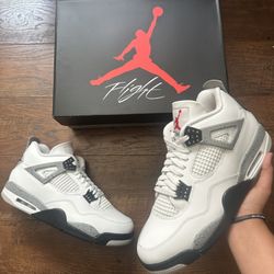 Jordan 4 White Cement *Multiple Sizes In Description*