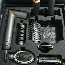 1 brush is missing - 8 in 1 Hair Styler Set & Hair Dryer Brush, 110,000 RPM