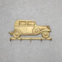 Vintage C.B.K. Brass Car Key Holder 