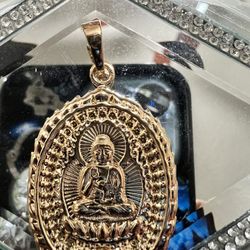Dije Budda De La Suerte De Oro Laminado De Calidad
