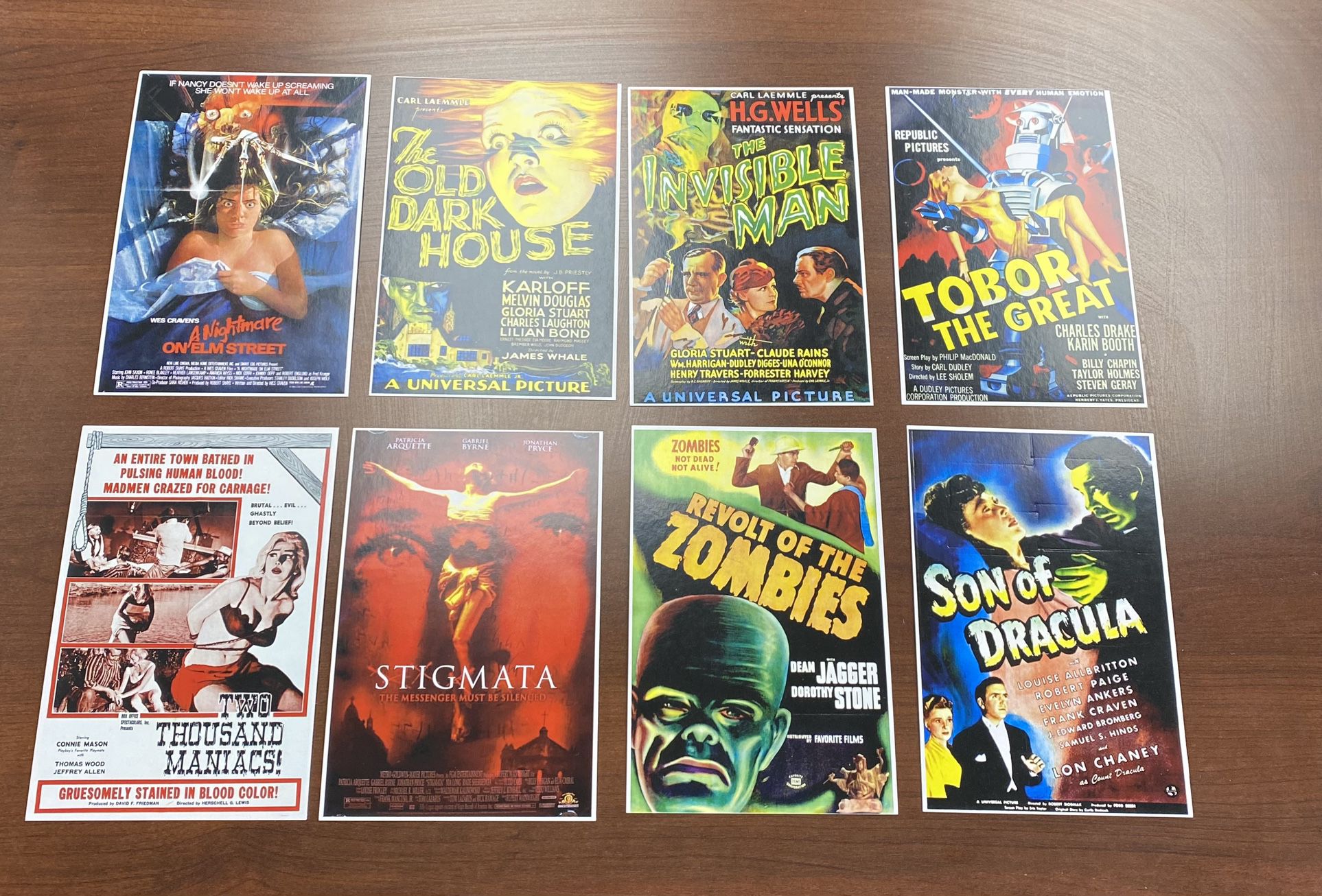 72 Movie Posters Classic 4” X 6” Vintage Movie Posters Series 1  Card Set, New !!