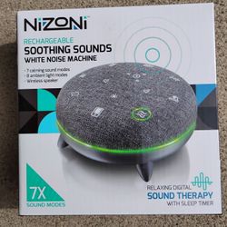 Nizoni Portable Speaker & White Noise Machine