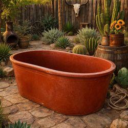 Big Plastic Tub Oval Tina Ovalada Plastico Perfect For Ice Baths  (AZUSA)