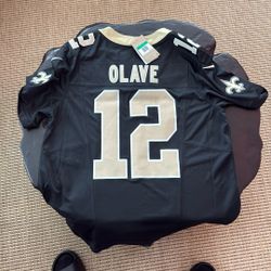 CHRIS OLAVE XL NFL SAINTS JERSEY 