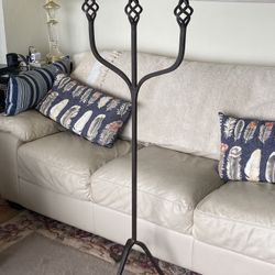 Wrought Iron 55” Rustic Floor Candelabra