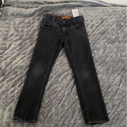 Levi’s 510 Black Skinny Jeans Boy Size 6 