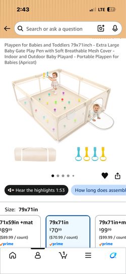 Baby playpen