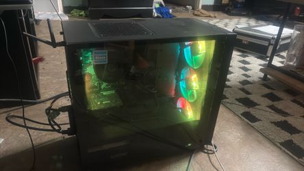 RGB Gaming Desktop PC – AMD Ryzen – Tempered Glass Case