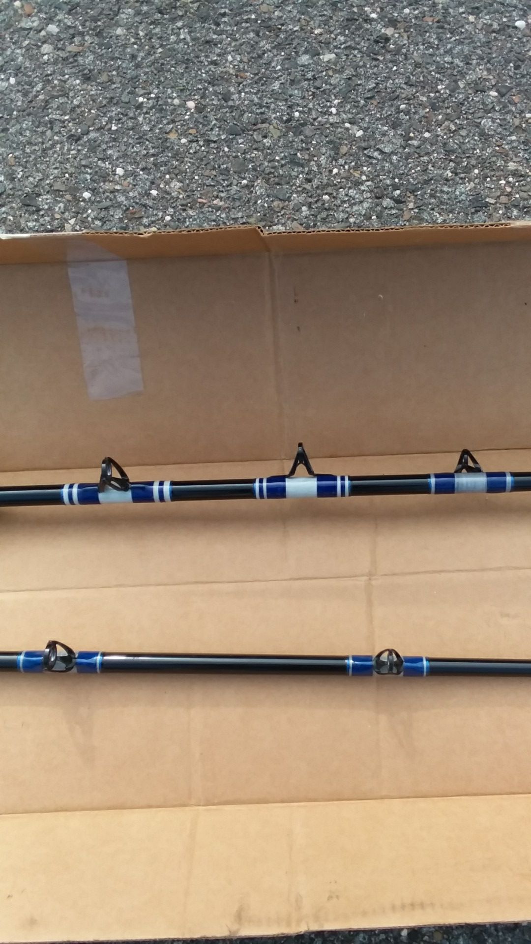 Custom made bunker spoons rods