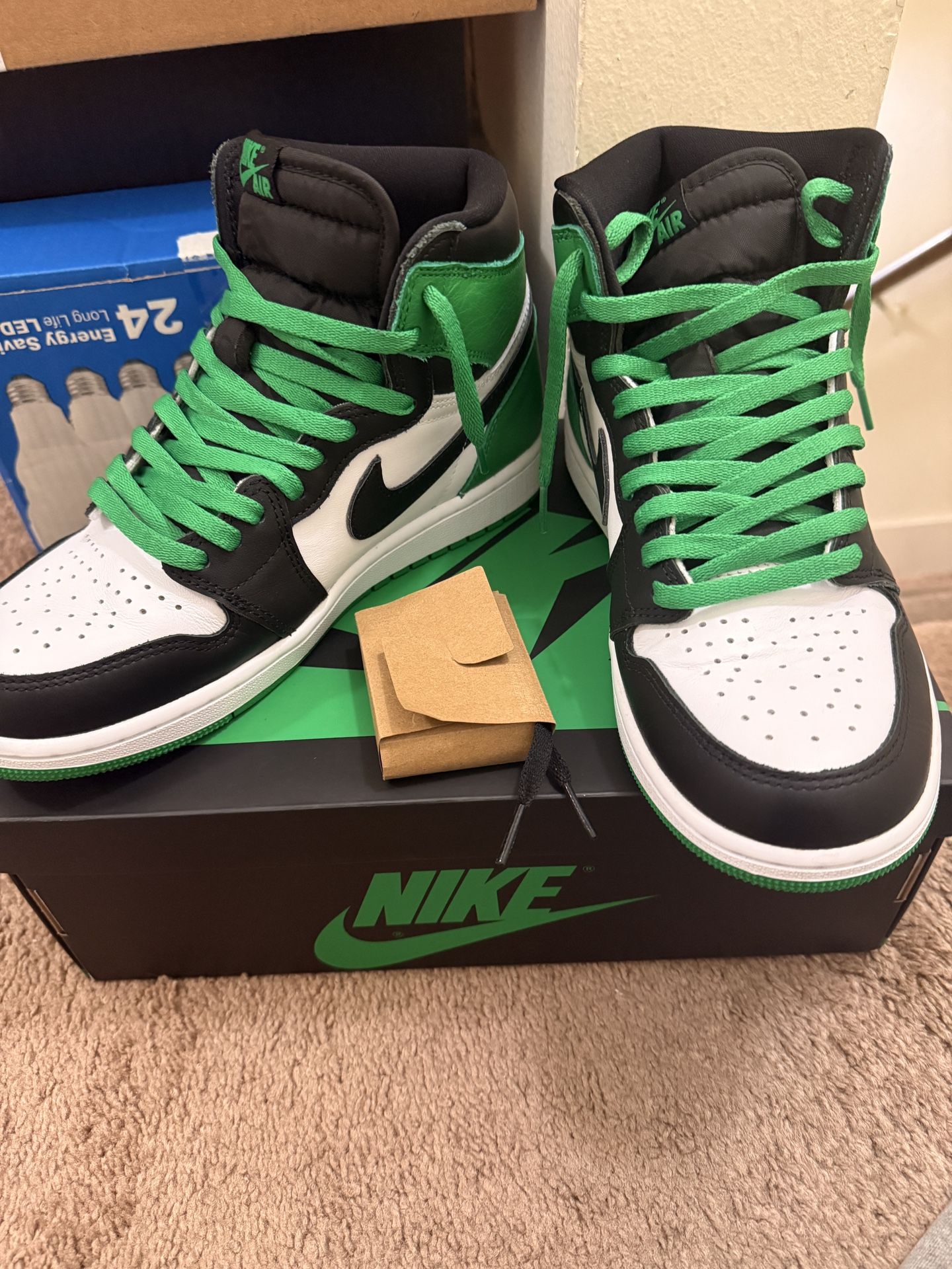 AIR JORDAN RETRO HIGH PINE GREEN (2023) (SIZE 9) COMES WITH