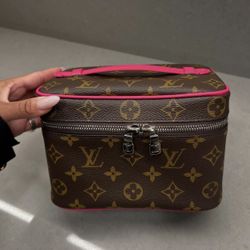 Louis Vuitton Nice Mini Makeup Bag Pink 