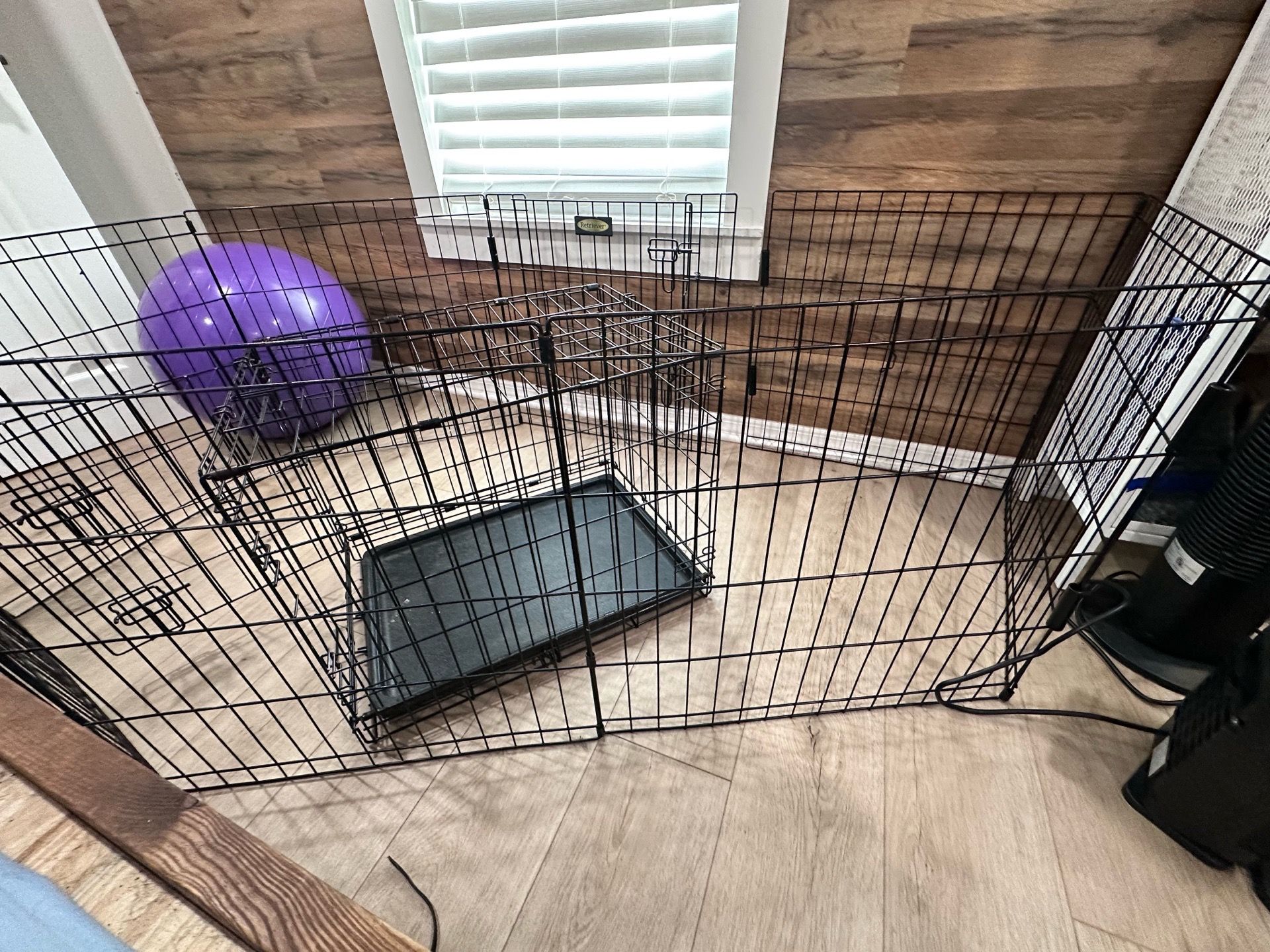 Large Metal Playpen & Crate